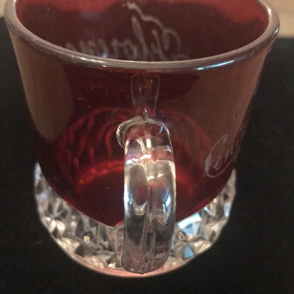 Antique ruby red flash glass Tennessee centennial fair souvenir 1897 etched - Picture 9 of 11